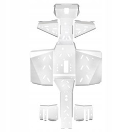 Engine covers for the bottom of the Polaris Sportsman 570 chassis frame