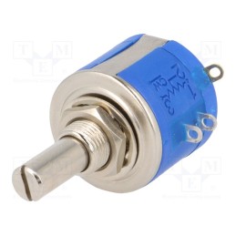 1 pcs x SR PASSIVES - POT2218M-20K - Potentiometer: shaft, multiturn, 20kΩ, 2W, ±5%, 6.35mm, linear