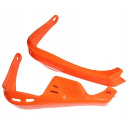 Hand guards cross quad atv handbars orange