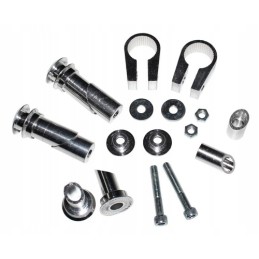 Hand guards cross quad atv handbars orange