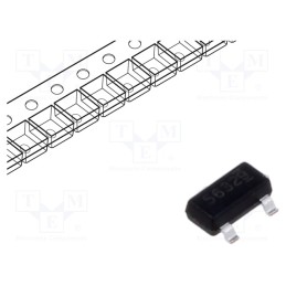 3 pcs x ONSEMI - FDN5632N-F085 - Transistor: N-MOSFET, unipolar, 60V, 1.7A, 1.1W, SuperSOT-3