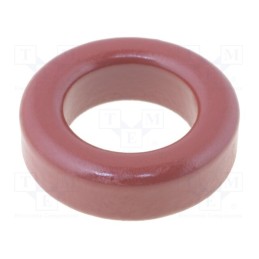 1 pcs x MICROMETALS - T80-2 - Ferrite: toroidal, L: 6.35mm, Øint: 12.6mm, Øout: 20.2mm, 5.5nH