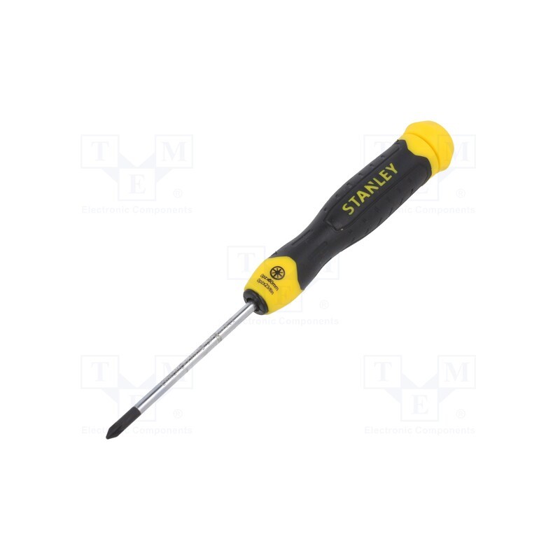 1 pcs x STANLEY - 0-64-952 - Screwdriver, Pozidriv®, PZ0, CUSHIONGRIP, 60mm