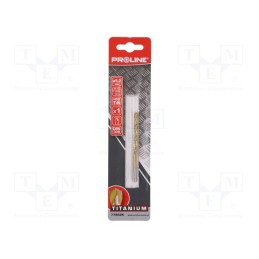 1 pcs x PROLINE - 77852K - Drill bit, for metal, Ø: 5.2mm, Features: grind blade, blister