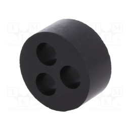 1 pcs x LAPP - 53325360 - Insert for gland, 6mm, M25, IP54, NBR rubber, Holes no: 3