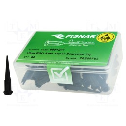 10 pcs x FISNAR - 8501270 - Needle: plastic, 1.25', Size: 16, straight,conical, 1.2mm