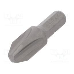 1 pcs x BETA - 861PH/4 - Screwdriver bit, Phillips, PH4, Overall len: 25mm
