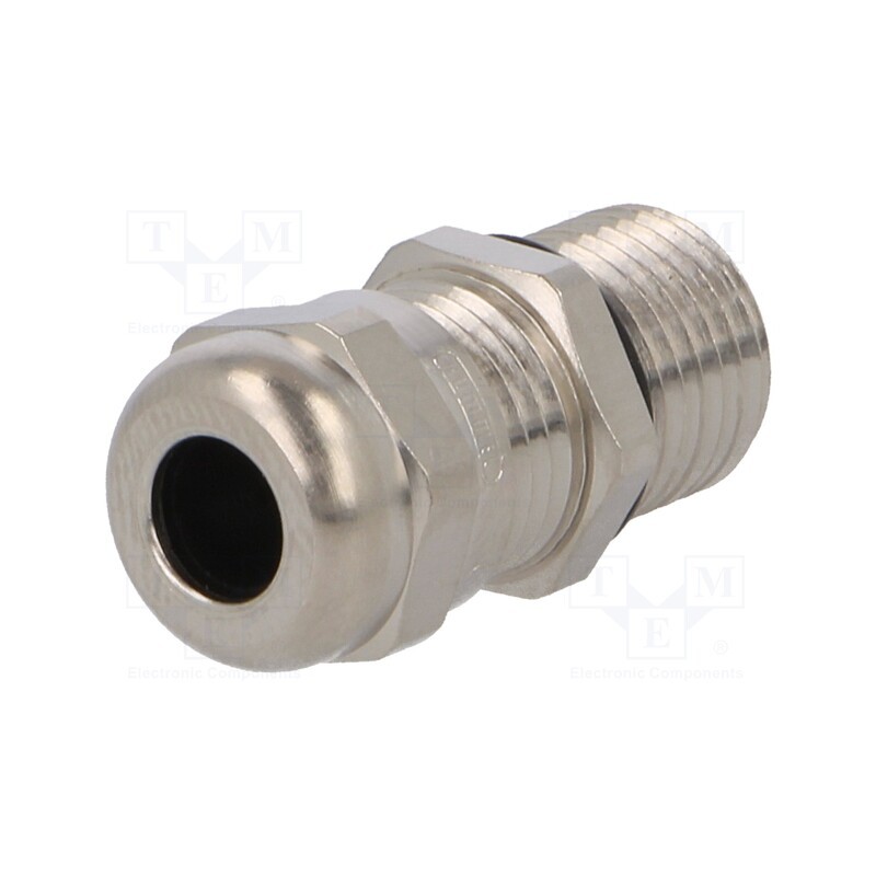 1 pcs x HUMMEL - 1.609.0700.60 - Cable gland, with long thread, PG7, IP68, brass