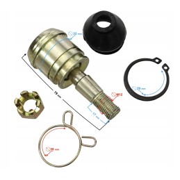 Swing arm pin jla 21b