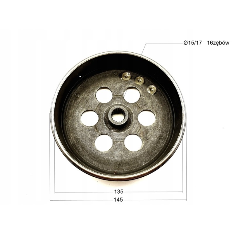 Clutch linhai cf moto 260 300 bashan 300 keeway