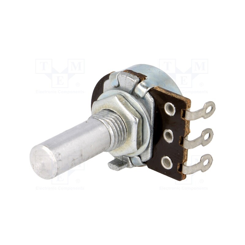 1 pcs x TELPOD - PR167 22K A 20P1 - Potentiometer: shaft, single turn, 22kΩ, 100mW, ±20%, 6mm, mono