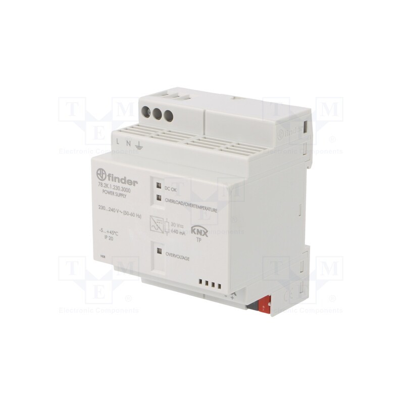1 pcs x FINDER - 78.2K.1.230.3000 - Power supply: switched-mode, for DIN rail mounting, 230÷240VAC
