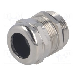1 pcs x BM GROUP - 2521 - Cable gland, PG21, IP68, brass, Body plating: nickel
