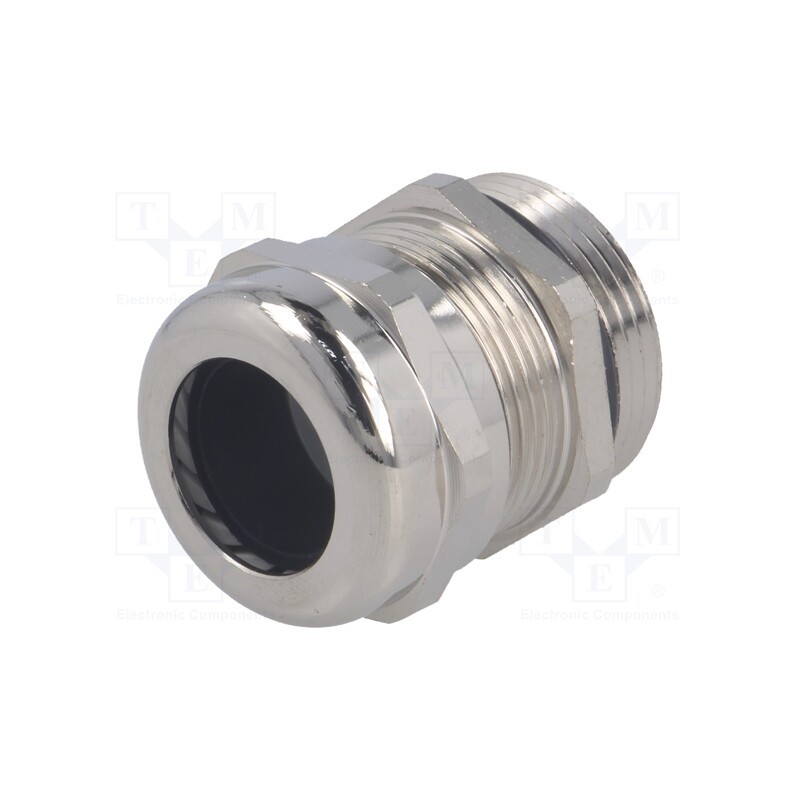1 pcs x BM GROUP - 2521 - Cable gland, PG21, IP68, brass, Body plating: nickel