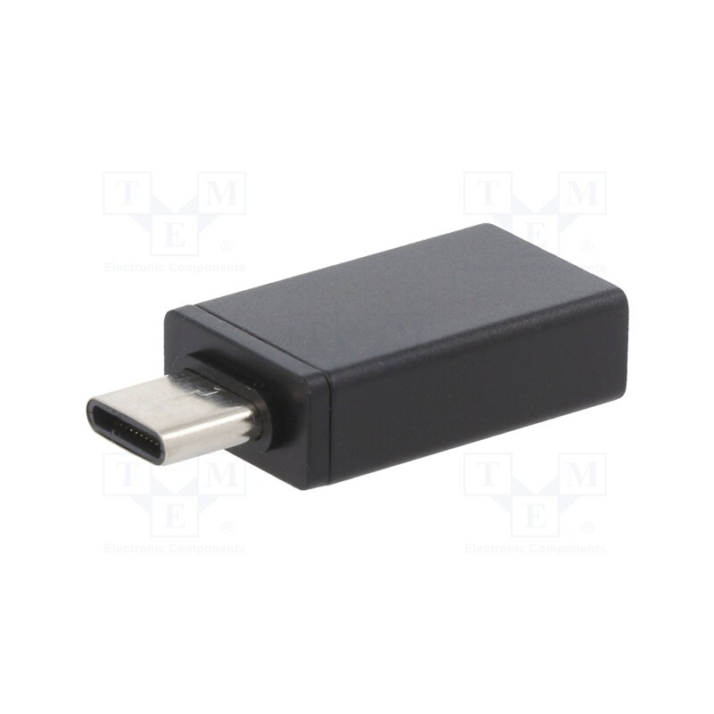 1 pcs x GEMBIRD - A-USB3-CMAF-01 - Adapter, USB 3.0, USB A socket,USB C plug, black, Cablexpert