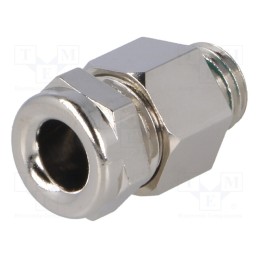 1 pcs x LAPP - 52001887 - Cable gland, M8, 1, IP68, brass, Body plating: nickel
