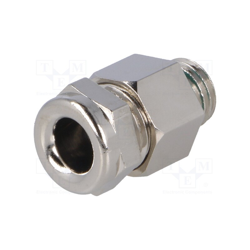 1 pcs x LAPP - 52001887 - Cable gland, M8, 1, IP68, brass, Body plating: nickel