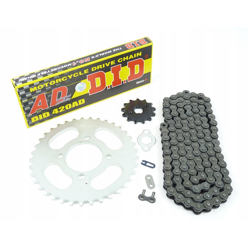 Drive chain sprocket quad atv 110 125 did stroke 420