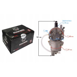 Moretti mini bike cross pocket carburetor