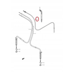Throttle cable kawasaki kfx 80 suzuki lt 80 1987 2006