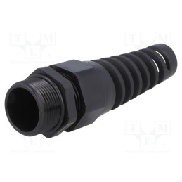 1 pcs x BM GROUP - BM4021SN - Cable gland, with strain relief, PG21, IP68, polyamide, black