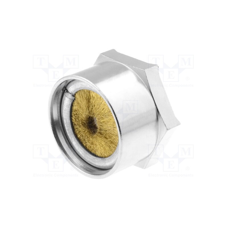 1 pcs x LAPP - 54110842 - Nut, with earthing, M25, brass, nickel, 30mm, -70÷200°C, Pitch: 1.5