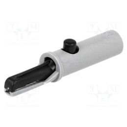 1 pcs x HIRSCHMANN T&M - AK 10 SW - Crocodile clip, 6A, 60VDC, black, Grip capac: max.7.5mm, 930126100