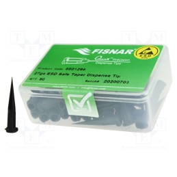 10 pcs x FISNAR - 8501276 - Needle: plastic, 1.25', Size: 30, straight,conical, 0.15mm