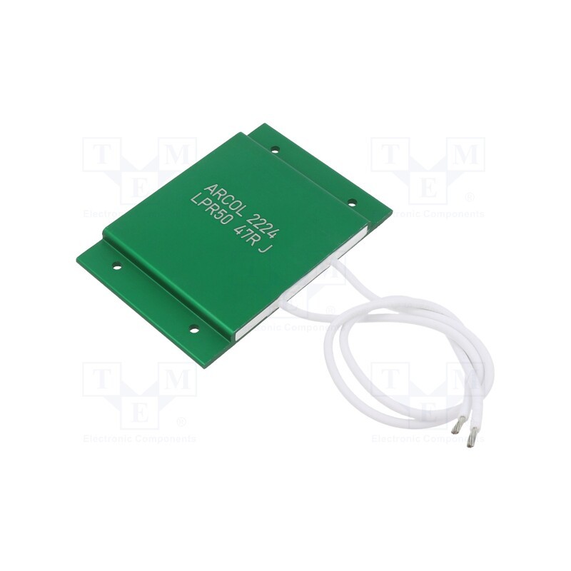 1 pcs x ARCOL - LPR50 47R J - Resistor: power, screw, 47Ω, 50W, ±5%, 50x75x5.7mm, for soldering