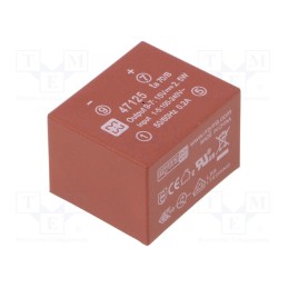 1 pcs x MYRRA - 47125 - Converter: AC/DC, 2.5W, 85÷265VAC, Usup: 120÷370VDC, Uout: 15VDC