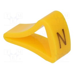 1 pcg x KURANT - MZ-3/N - Markers, Marking: N, 6÷10.5mm, H: 16mm, A: 10mm, -30÷100°C, leaded