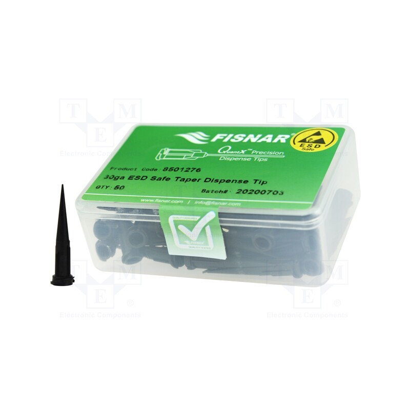 10 pcs x FISNAR - 8501298 - Needle: plastic, 1.25', Size: 27, straight,conical, 0.2mm