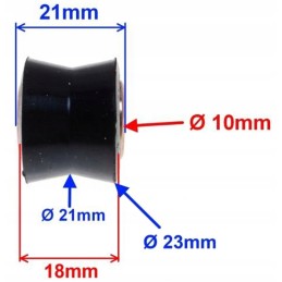 Rear shock absorber bushing for quad atv150 10mm