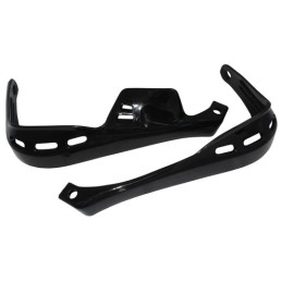 Handbars, black, hand guards, cross enduro, atv
