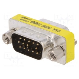 1 pcs x ASSMANN - AK-610511-000-I - Adapter, D-Sub 15pin HD plug,both sides, connection 1: 1