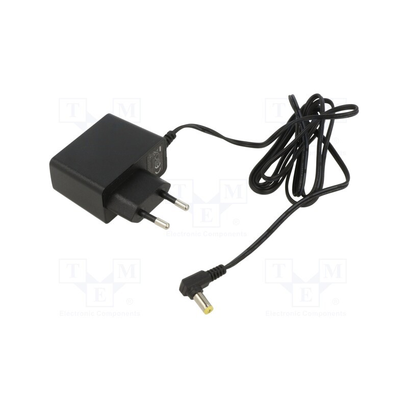 1 pcs x ESPE - E0909W2E-2155-L - Power supply: switched-mode, plug, 9VDC, 1A, 9W, Plug: EU, 76%