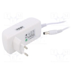 1 pcs x POS - POSB24100A-WH - Power supply: switched-mode, plug, 24VDC, 1A, 24W, Plug: EU, 82.11%