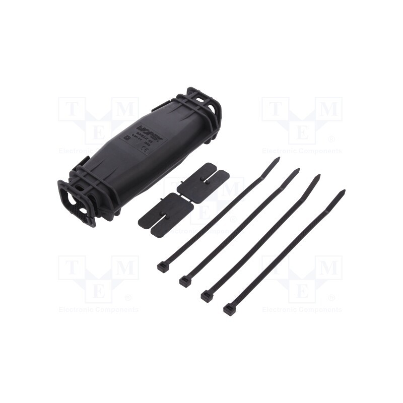 1 pcs x MOREK - MBG0050A24 - Gel cable joint, BREAK 50, polypropylene PP, IP68, black, Y: 165mm