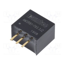 1 pcs x AIMTEC - AMSRB1-783.3JZ - Converter: DC/DC, 3.3W, Uin: 6÷36V, Uout: 3.3VDC, Iout: 1A, SIP3, THT