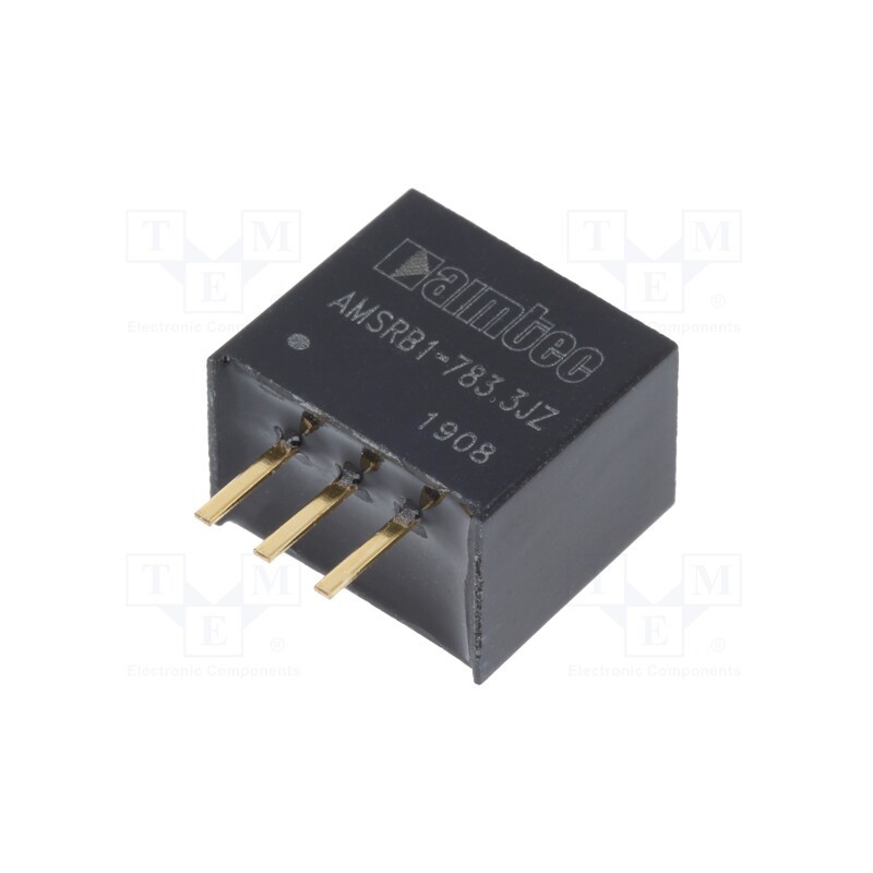 1 pcs x AIMTEC - AMSRB1-783.3JZ - Converter: DC/DC, 3.3W, Uin: 6÷36V, Uout: 3.3VDC, Iout: 1A, SIP3, THT