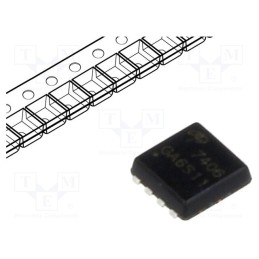 3 pcs x ALPHA & OMEGA SEMICONDUCTOR - AON7406 - Transistor: N-MOSFET, unipolar, 30V, 15A, 6W, DFN3x3A