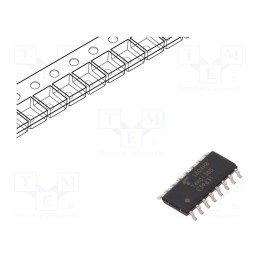 3 pcs x TOSHIBA - 74HC138D(BJ) - IC: digital, 3 to 8 line,decoder, C²MOS, SMD, SO16, HC, 2÷6VDC, 16ns
