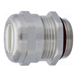 1 pcs x HUMMEL - 1.689.2500.50 - Cable gland, M25, 1.5, IP68, brass, Body plating: nickel, 14x6mm