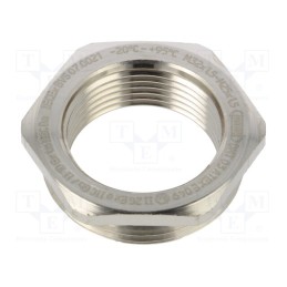 1 pcs x HUMMEL - 1.078.3225.50 - Reduction of threads for glands, Int.thread: M25, brass, nickel