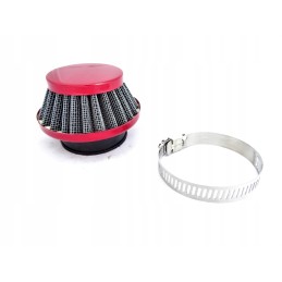 Red cone air filter for pocket bike 50cc