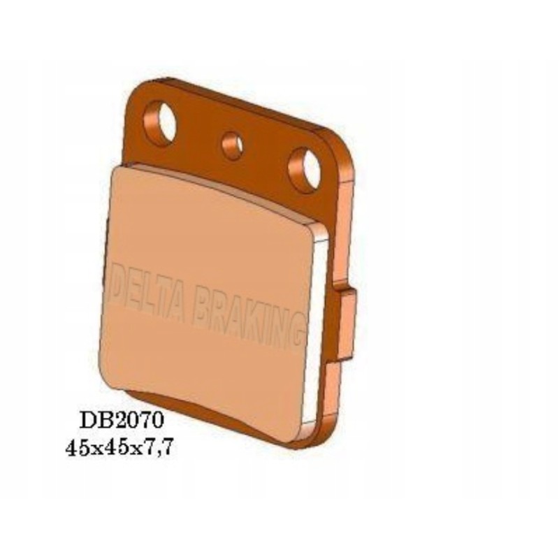 Delta brake pads yamaha raptor 350 rear 04/12