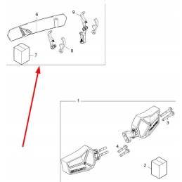 Polaris 2881199 rearview mirror