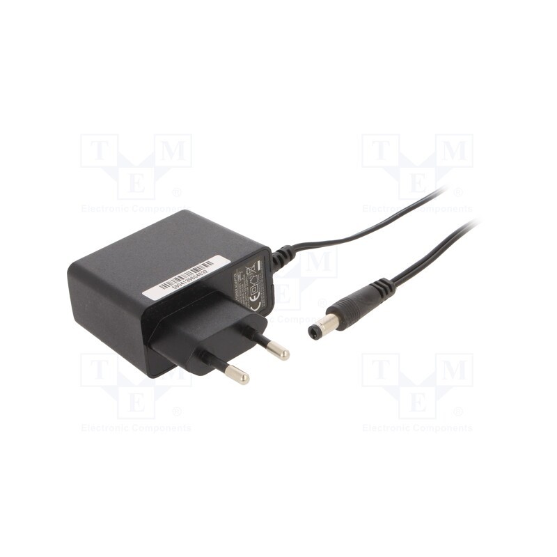 1 pcs x ESPE - PRO1005W2E-2555S - Power supply: switched-mode, plug, 5VDC, 2A, 10W, Plug: EU, 79%