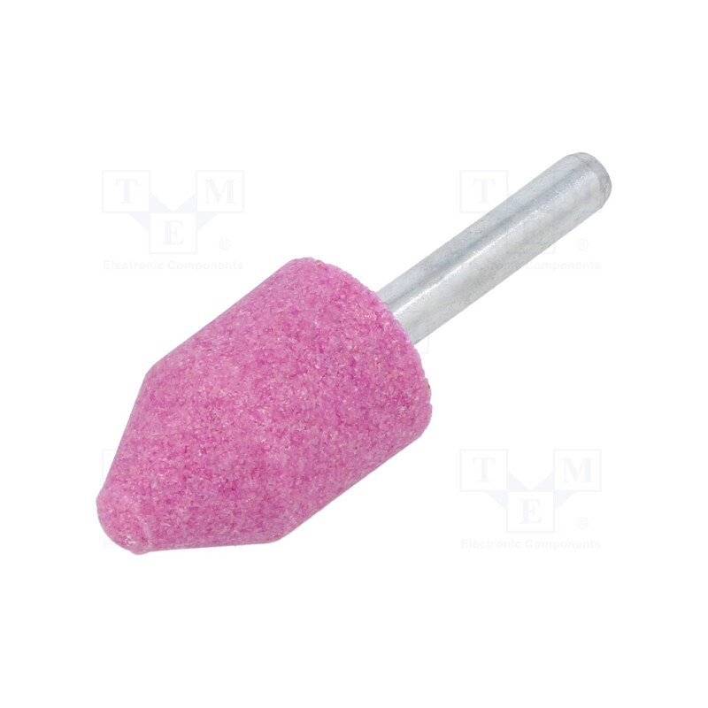 1 pcs x PG PROFESSIONAL - MB.005 - Grindingstone, Ø: 20mm, Ø: 6mm, Tip mat: aluminium oxide