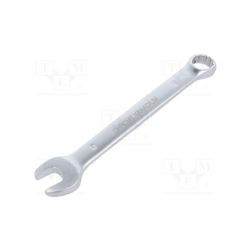 1 pcs x PG TOOLS - PGT101 - Wrench, combination spanner, 9mm, Chrom-vanadium steel, satin